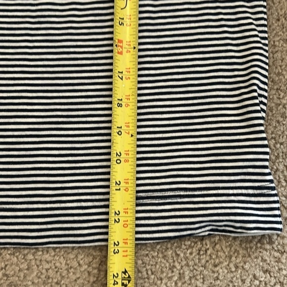 Chaps Denim striped top - Picture 3 of 6